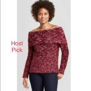 Knox Rose off shoulder/ Plus Size pullover.